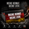 NEU! „Meine Heimat meine Liebe“ DIN A8 PREMIUM Aufkleber
