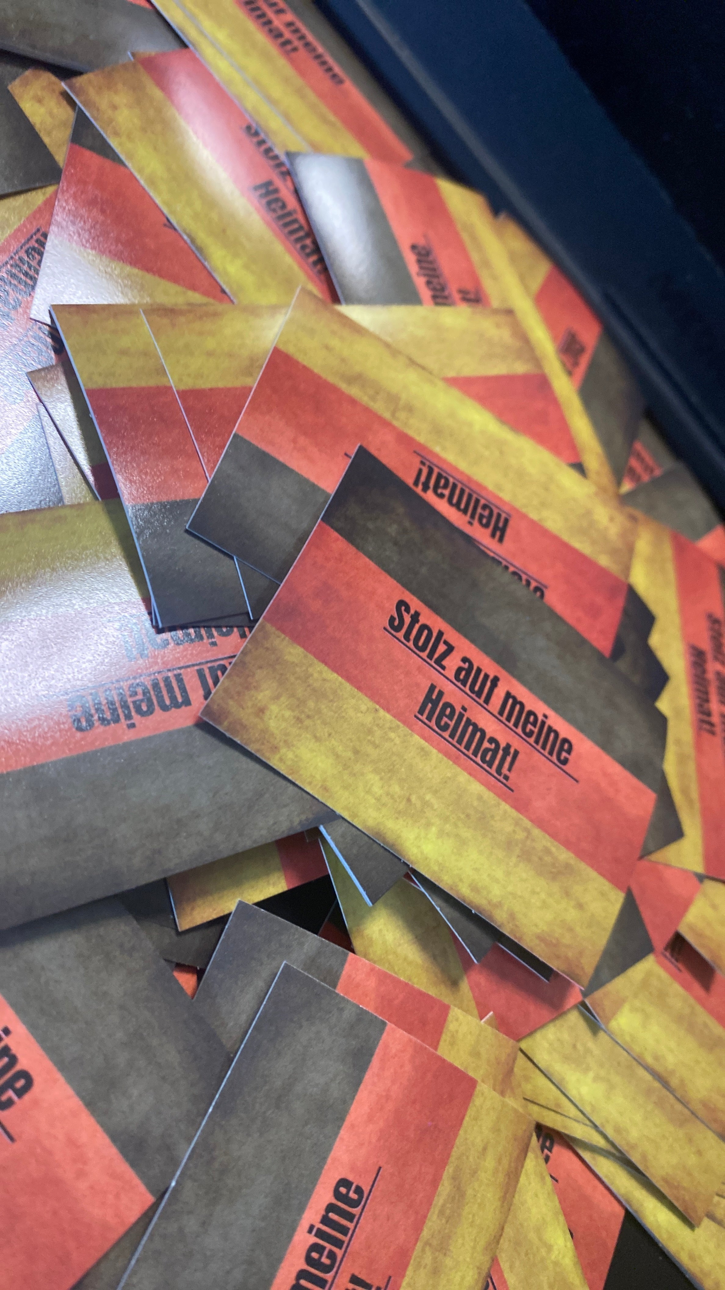 🚨BESTSELLER!🇩🇪🦅 „STOLZ AUF MEINE HEIMAT“ Aufkleber DIN A8