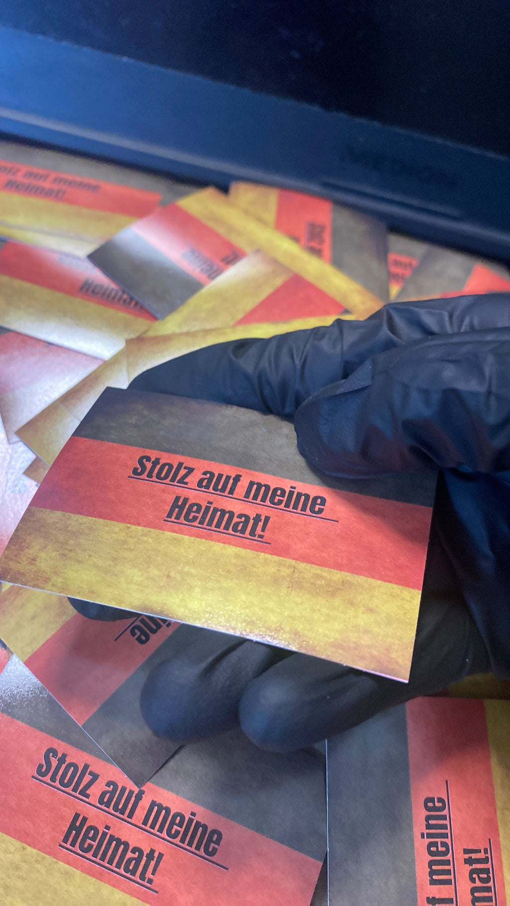 🚨BESTSELLER!🇩🇪🦅 „STOLZ AUF MEINE HEIMAT“ Aufkleber DIN A8