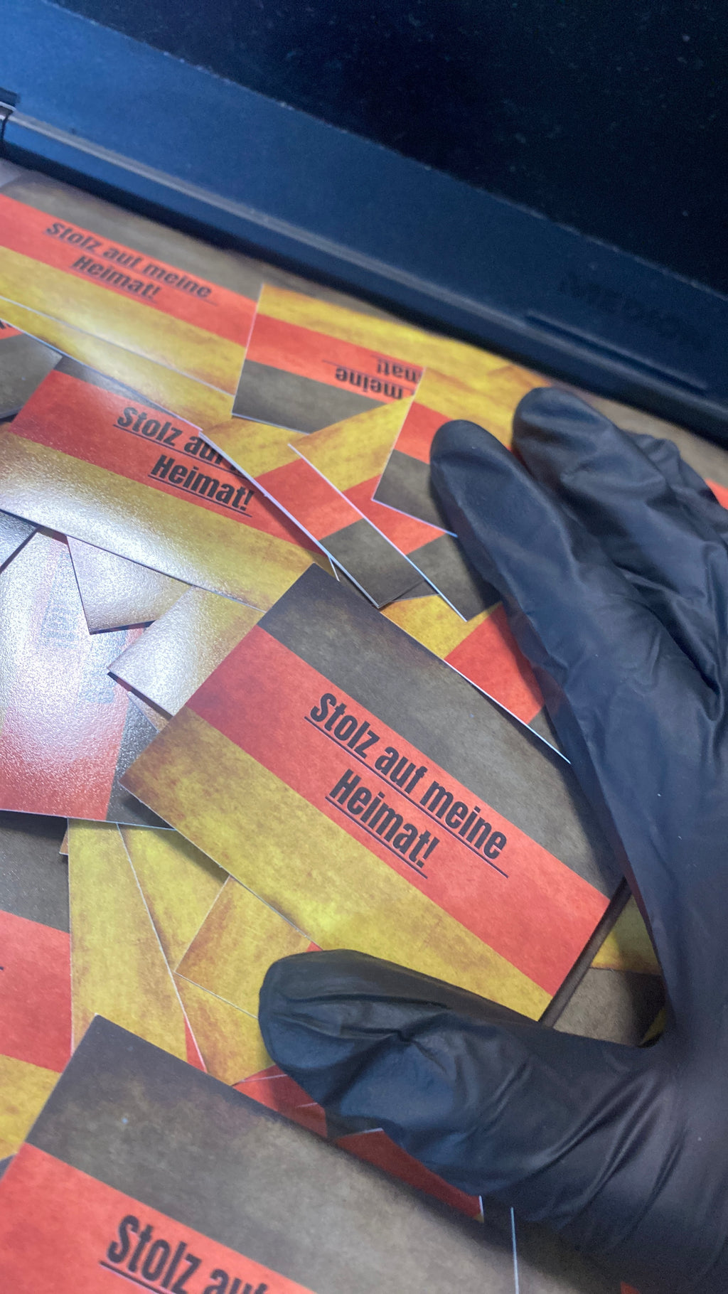 🚨BESTSELLER!🇩🇪🦅 „STOLZ AUF MEINE HEIMAT“ Aufkleber DIN A8