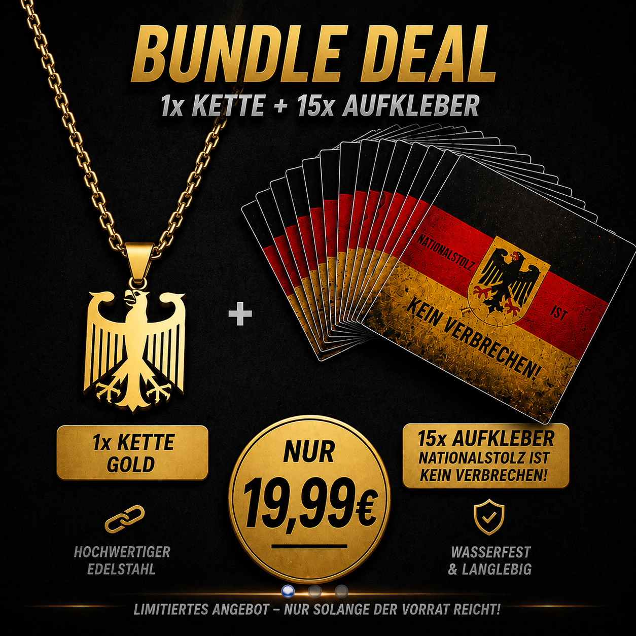Nationalstolz Spar Bundle🇩🇪🦅 -‼️NICHT MEHR LANGE VERFÜGBAR‼️-
